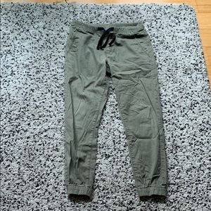 Light olive jogger pants